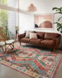 Zion ZIO-05 Red/Multi Area Rug