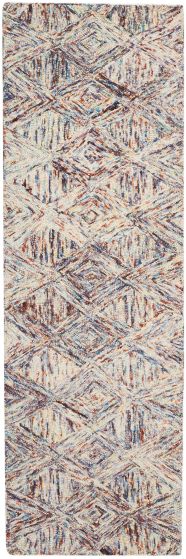 Interlock ITL01 Multicolor 2'3"x7'6" Runner Rug