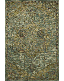 Loloi Victoria VK-20 Dark Green/Tobacco Rug