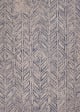 Gramercy 1611 Blue Herringbone Rug