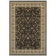 Kashan 108b Black/Ivory Area Rug