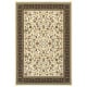 Kashan 108x Ivory/Black Area Rug