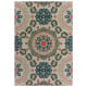 Latitude 1903w Grey/Blue Area Rug