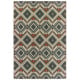 Latitude 2x Grey/Orange Area Rug