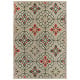 Latitude 709y Grey/Orange Area Rug