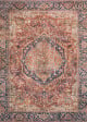 Layla LAY-08 Red/Navy Area Rug