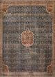 Layla LAY-09 Cobalt Blue/Spice Area Rug