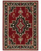 Lilihan 92R Red/Black Area Rug
