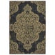 Marina 5929k Black/Tan Area Rug