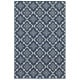 Meridian 5703b Navy/Ivory Area Rug
