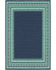 Meridian 9650b Navy/Green Area Rug