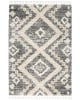 Oslo Shag OSL02 Grey/Ivory Area Rug