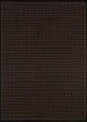 Recife Saddlestitch Black/Cocoa Area Rug