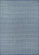 Recife Saddlestitch Champagne/Blue Area Rug