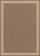 Recife Wicker Stitch Cocoa/Natural Area Rug
