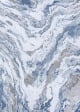 Serenity Abstract Marble Grey/Opal Area Rug