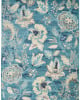 Tranquil TRA02 Turquoise Area Rug