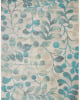 Tranquil TRA03 Ivory/Turquoise Area Rug