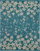 Tranquil TRA04 Turquoise Area Rug