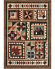 Woodlands 9596a Brown/Multi Area Rug