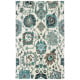 Zahra 75503 Ivory/Blue Area Rug