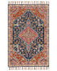 Zharah ZR-01 Navy/Multi Area Rug