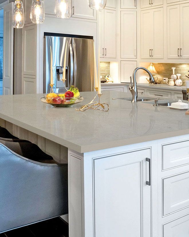 Quartz Fossil Grey - Countertops | Carpet Exchange