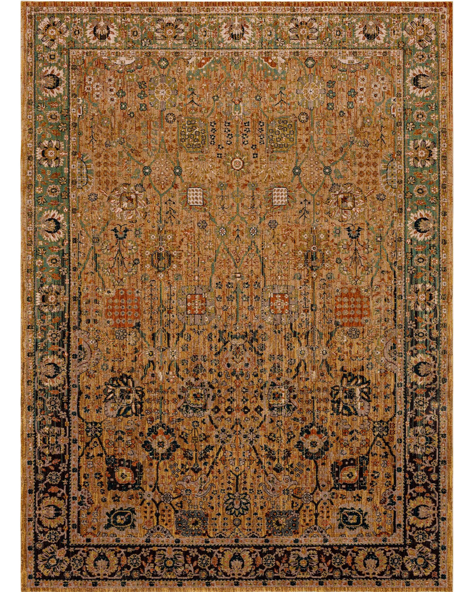 Spice Market Myanmar Tobacco Rug