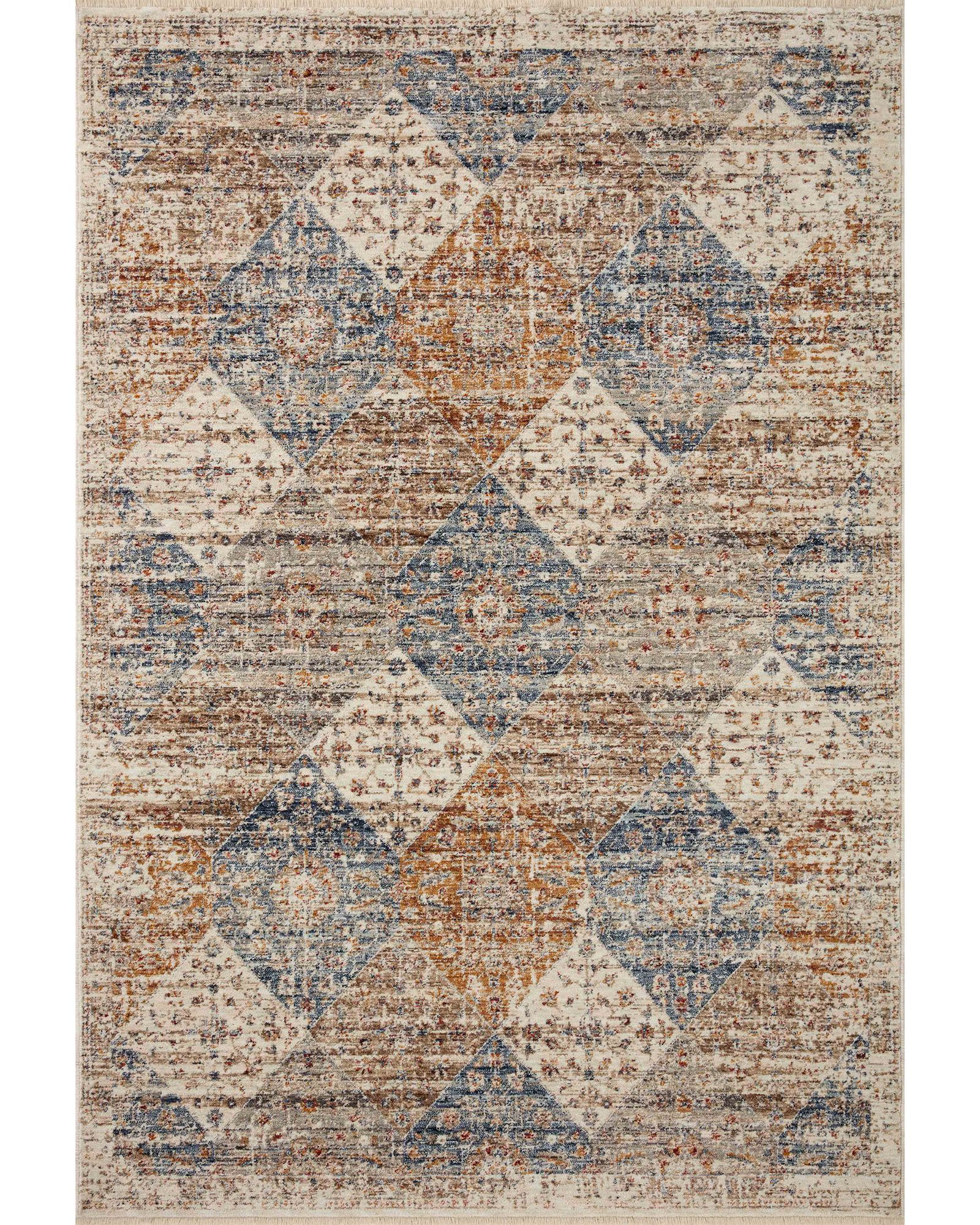 Loloi Sorrento SOR-02 Ivory/Multi Area Rug | Carpet Exchange