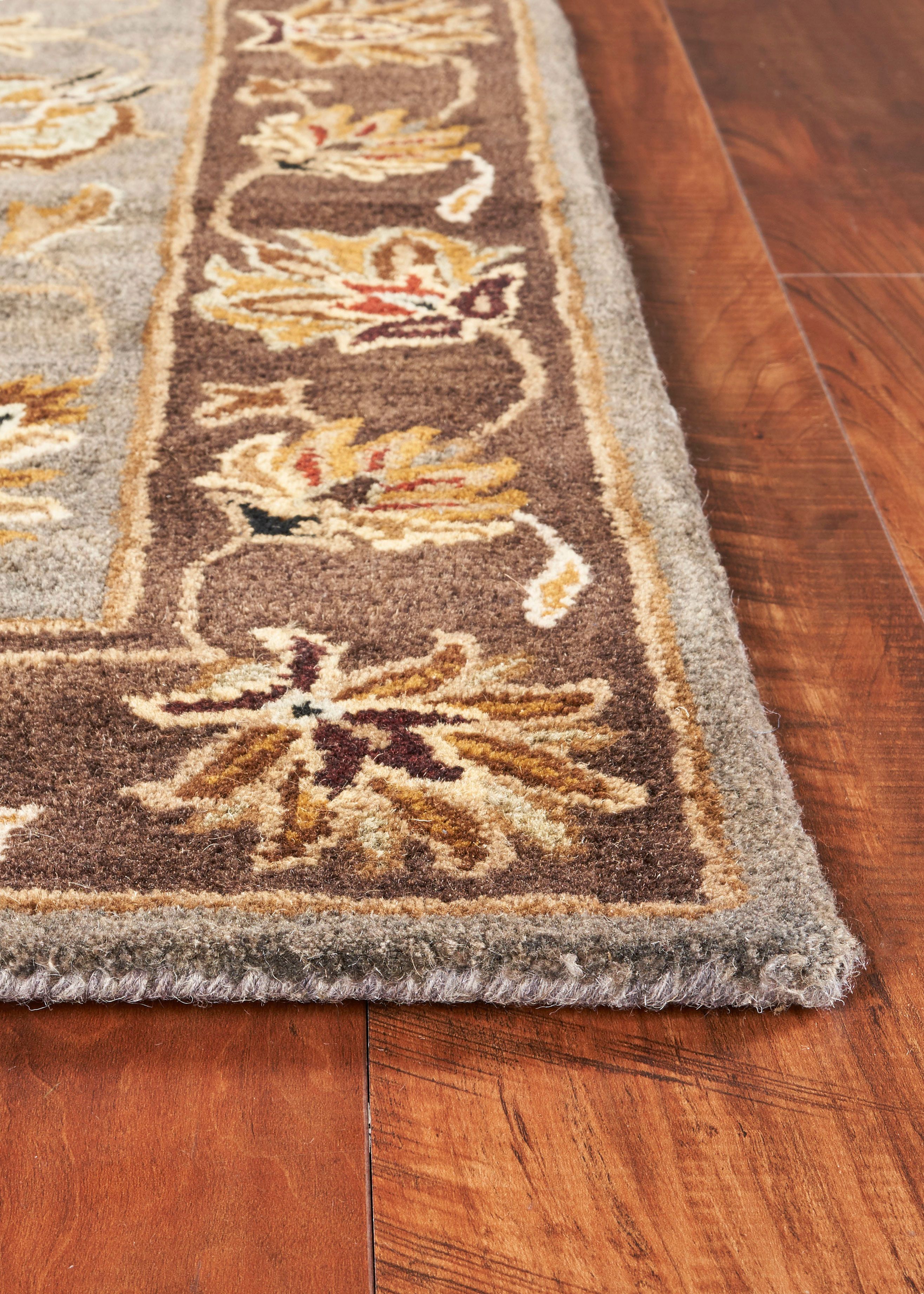 Kas Syriana Grey/Mocha Area Rugs Carpet Exchange