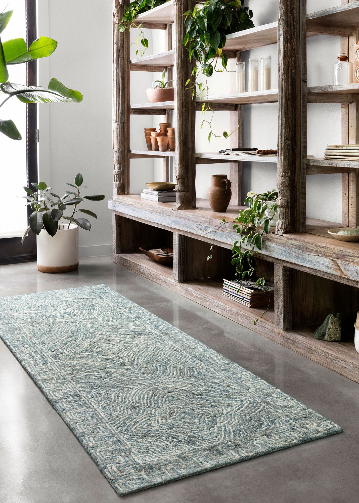 Loloi Ziva ZV-04 Denim Area Rug | Carpet Exchange