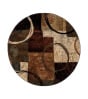 Hudson 2544b Brown/Black Area Rug