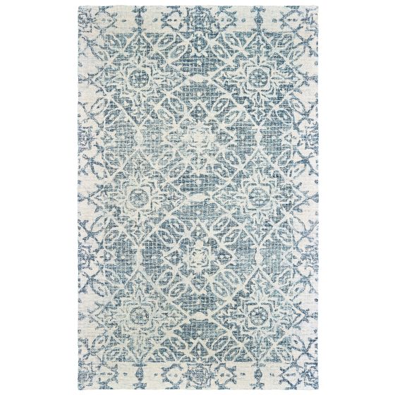 Tallavera 55603 Blue/Ivory Area Rug