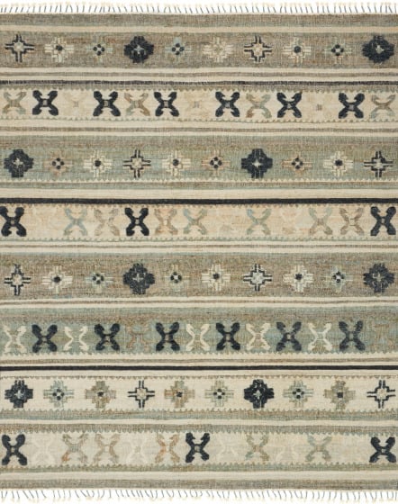 Owen OW-01 Aqua/Ink Area Rug