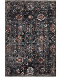 Loloi Samra SAM-08 Charcoal/Multi Rug | Carpet Exchange