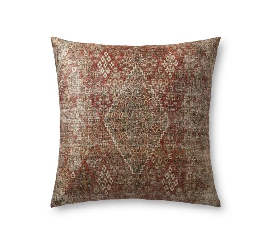 FP0009 Red/Multi 36" Pillow