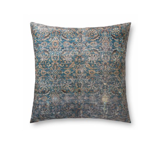 FP0010 Lagoon/Brown 36" Pillow