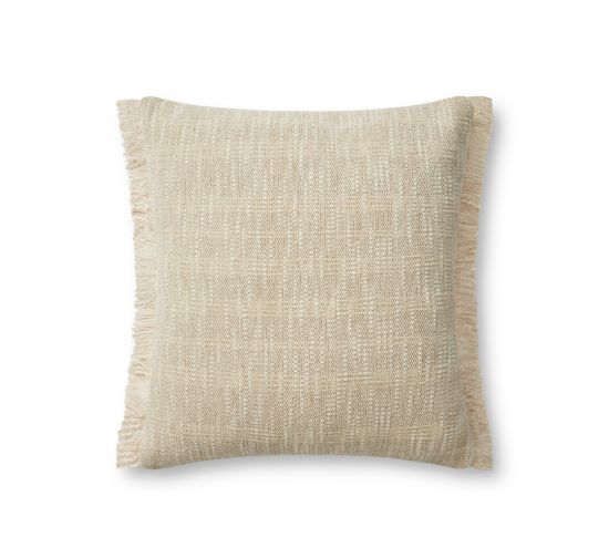 Bella PAR0008 Sand/Natural 18''x18'' Pillow