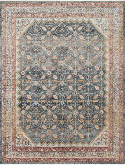 Graham GRA-01 Blue/Persimmon Rug