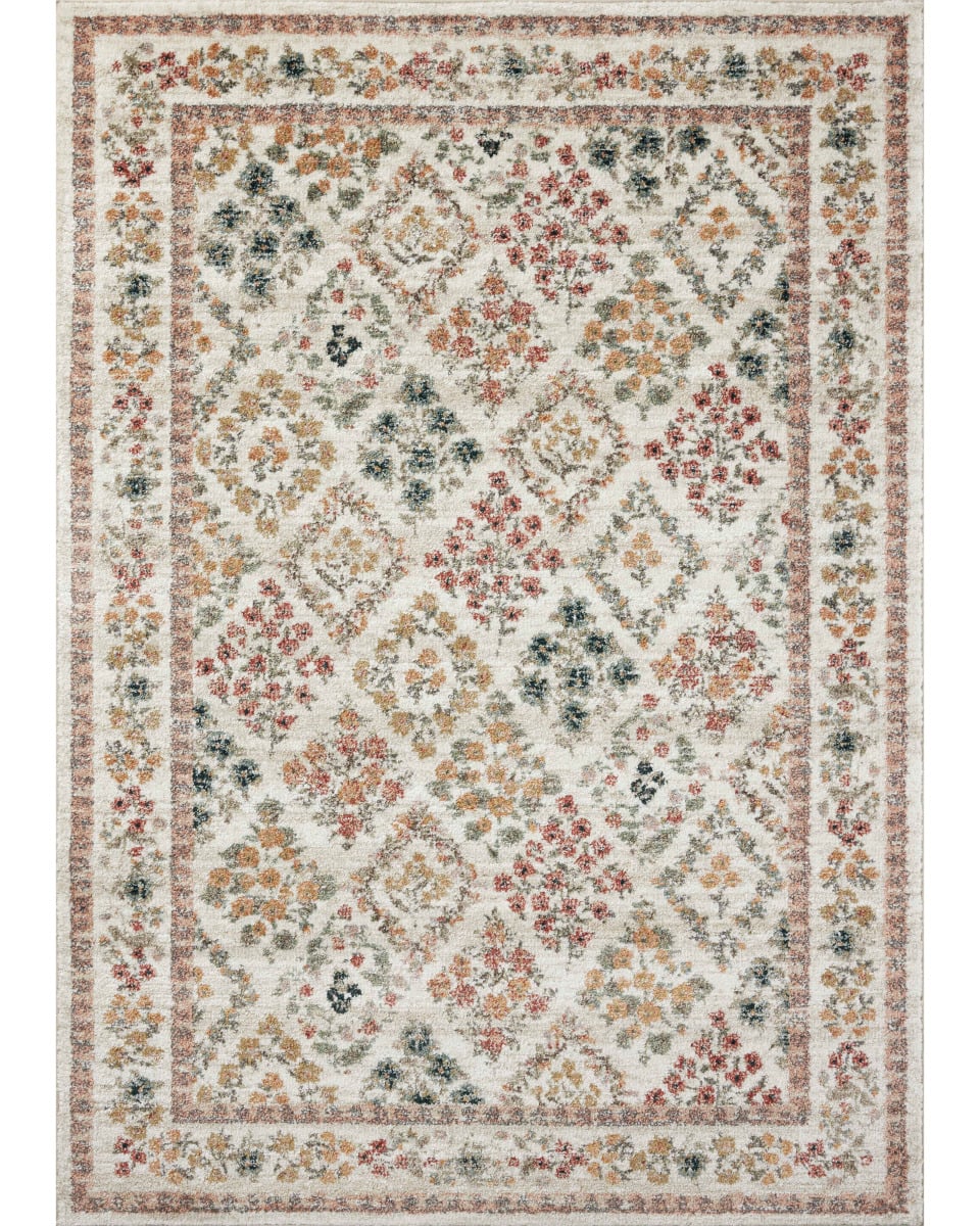 Loloi Laurel LAU-04 Cream Area Rug | Carpet Exchange