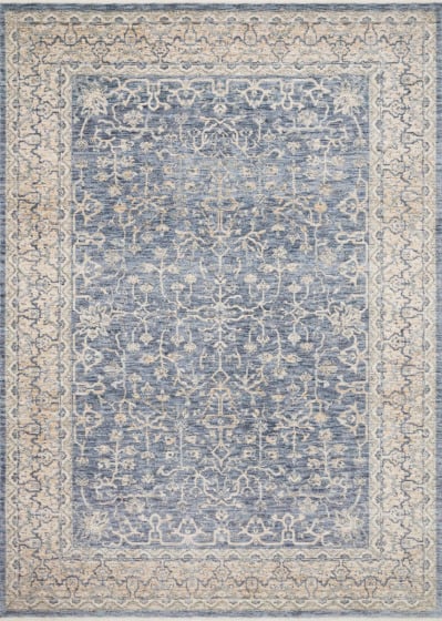 Pandora PAN-04 Dark Blue/Ivory Area Rug