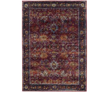 Andorra 7153a Red/Purple Area Rug
