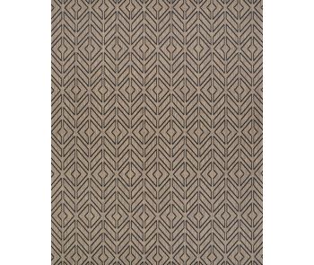 Recife Cabana Tile Driftwood/Black Area Rug