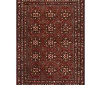 Old World Classic Royal Afghan Antique Red Rug