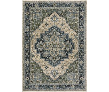 Aberdeen 51g Blue/Beige Area Rug