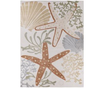 Aloha ALH24 Ivory Multicolor Area Rug