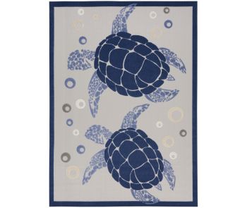 Aloha ALH27 Navy Blue Area Rug