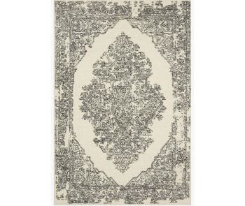 Annie ANN-02 White/Black Area Rug