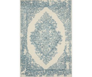 Annie ANN-02 White/Blue Area Rug