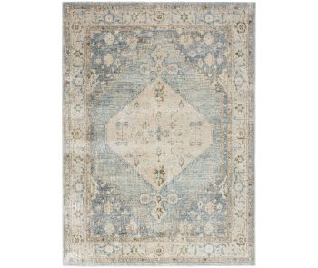 Astra Machine Washable ASW11 Silver Blue Rug